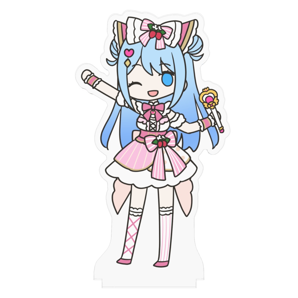 10cm - 第4モデル ミニルナちゃん アクリルフィギュア