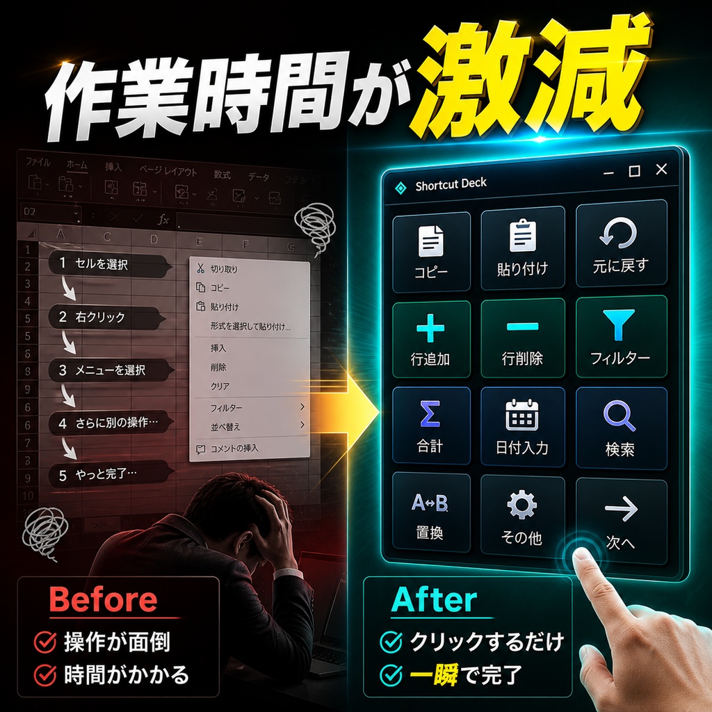 ショートカット操作ツール【Shortcut Deck】
