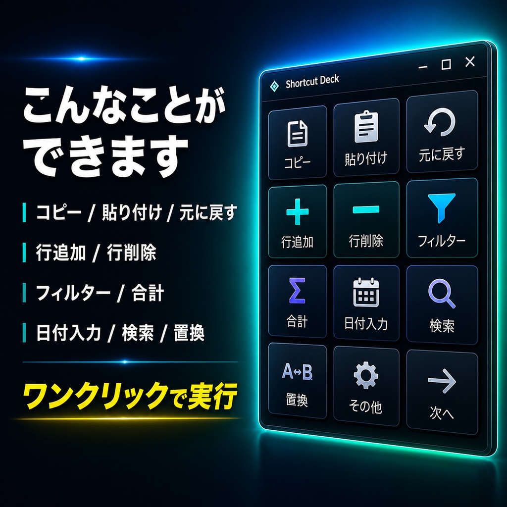 ショートカット操作ツール【Shortcut Deck】