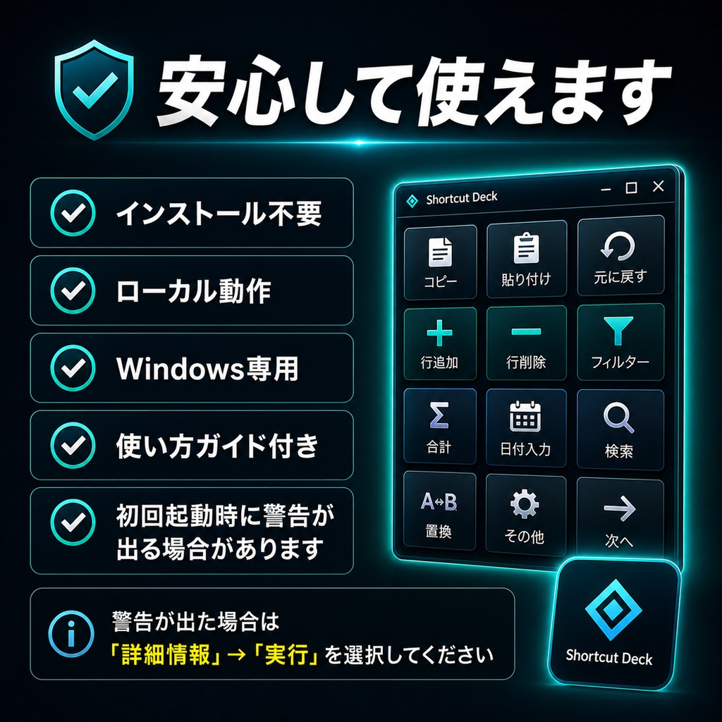 ショートカット操作ツール【Shortcut Deck】