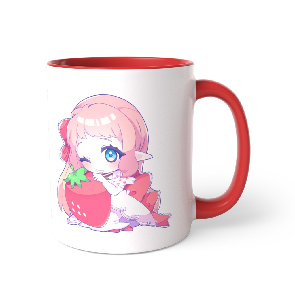【誕生日記念】いちごもちツートーンカラーマグカップ