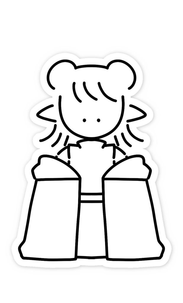 【誕生日記念】いちごもち ゆるもちスマホステッカー