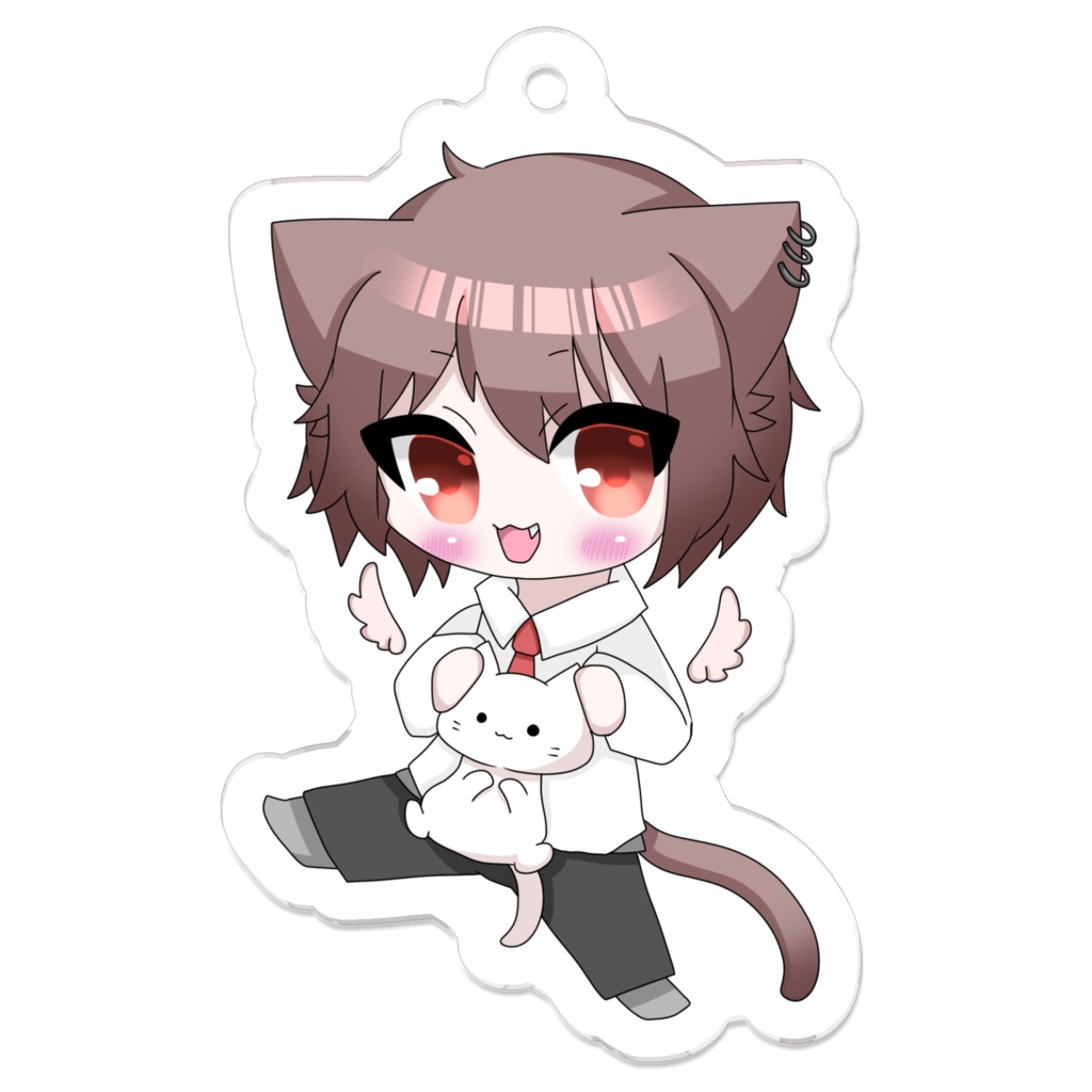 れんが自分で描いたアクキー
