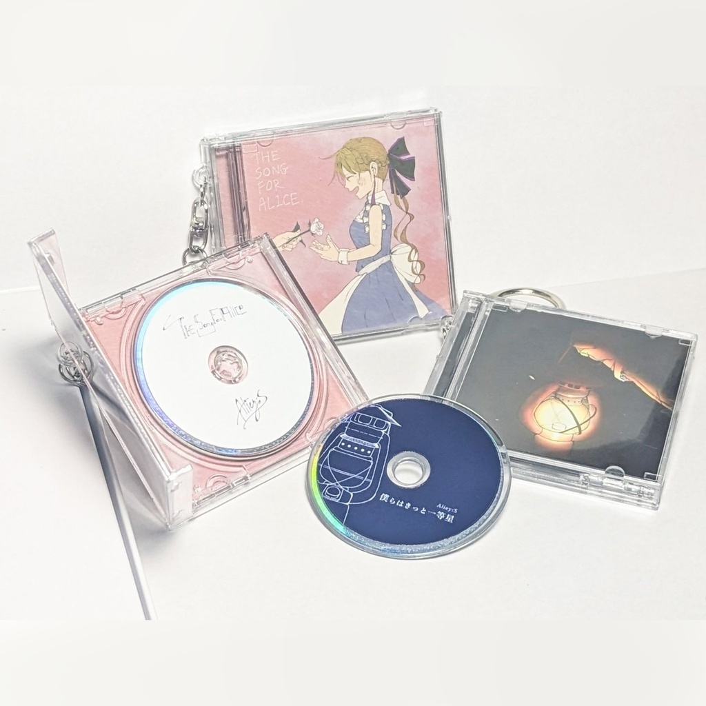 アルバムCD風キーホルダー（NFC機能付き）