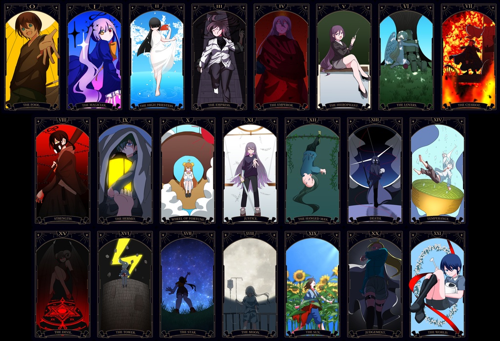 【4/26 17:00 販売開始】"ARCANA" オリジナルタロットカード 大アルカナ22枚