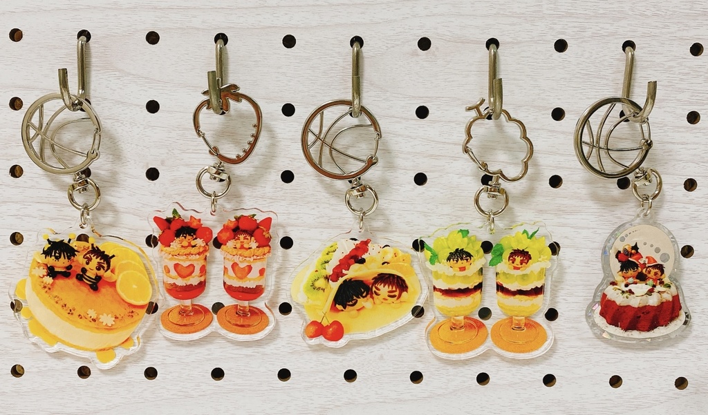 流三sweetsアクリルキーホルダー5種