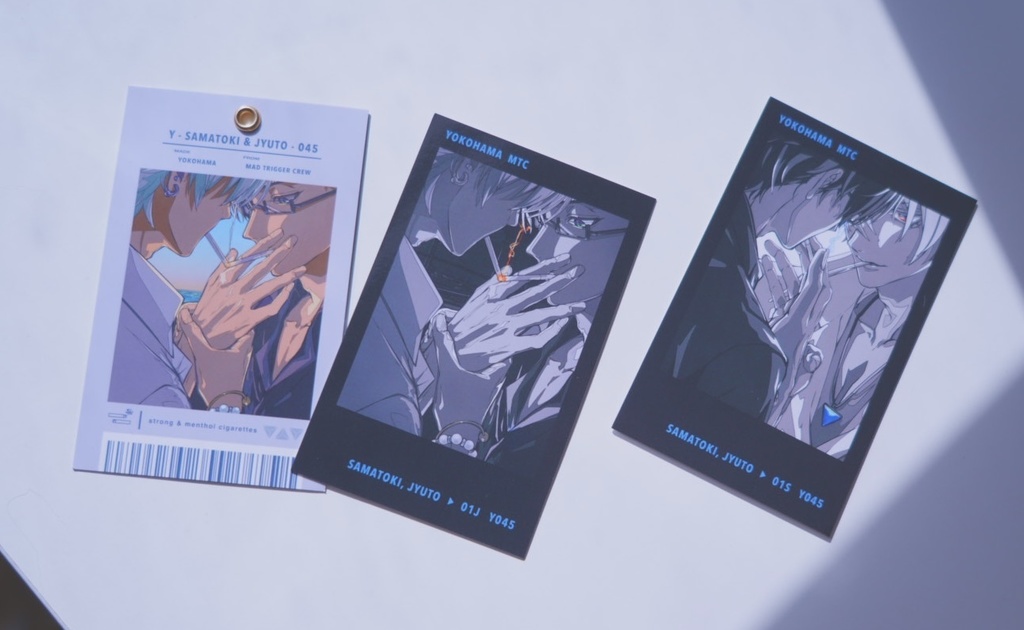 左銃シガーキス チェキ風カード