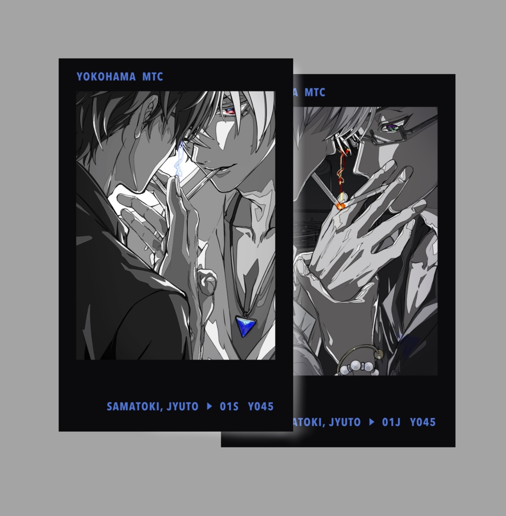 左銃シガーキス　チェキ風カード