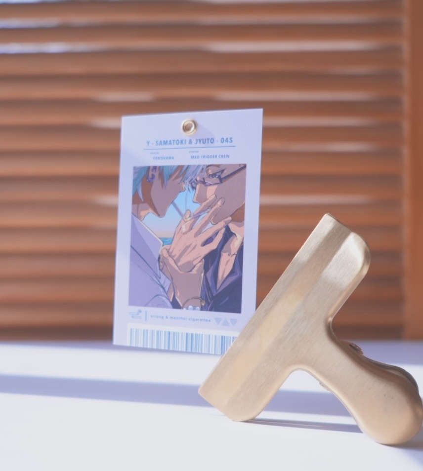 左銃シガーキス チェキ風カード