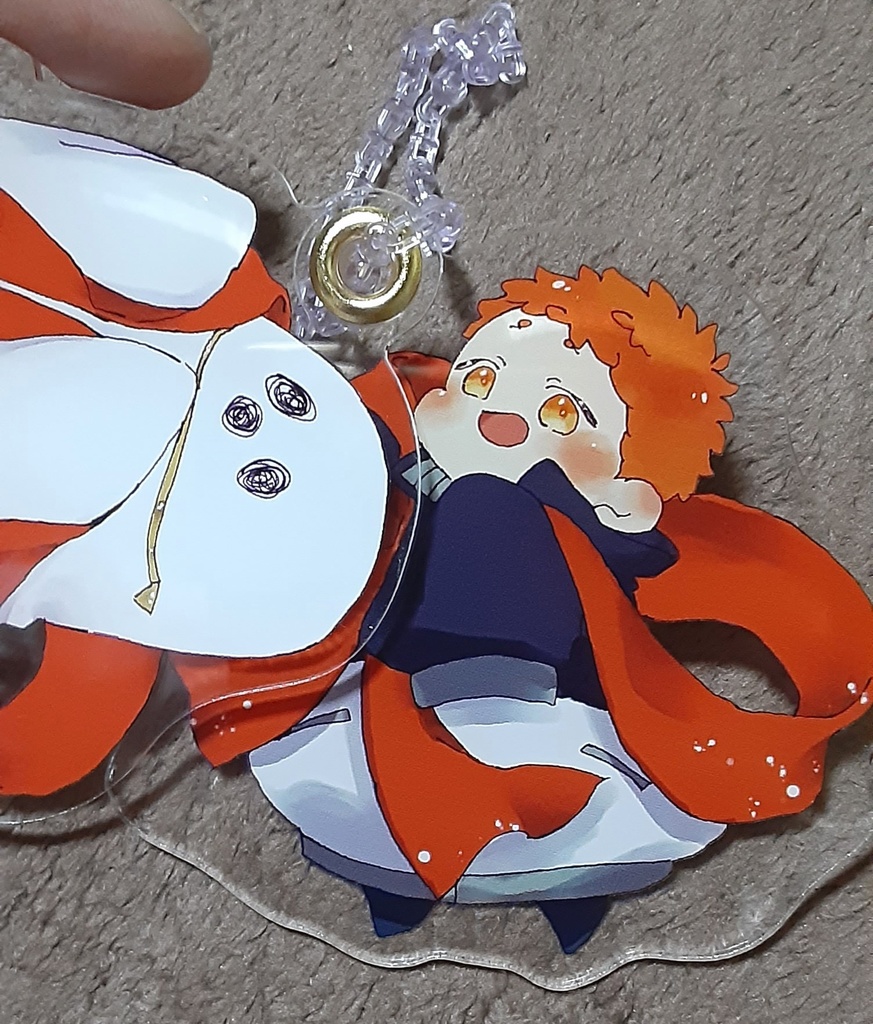 おばけのばぶちゃんスライドアクキー