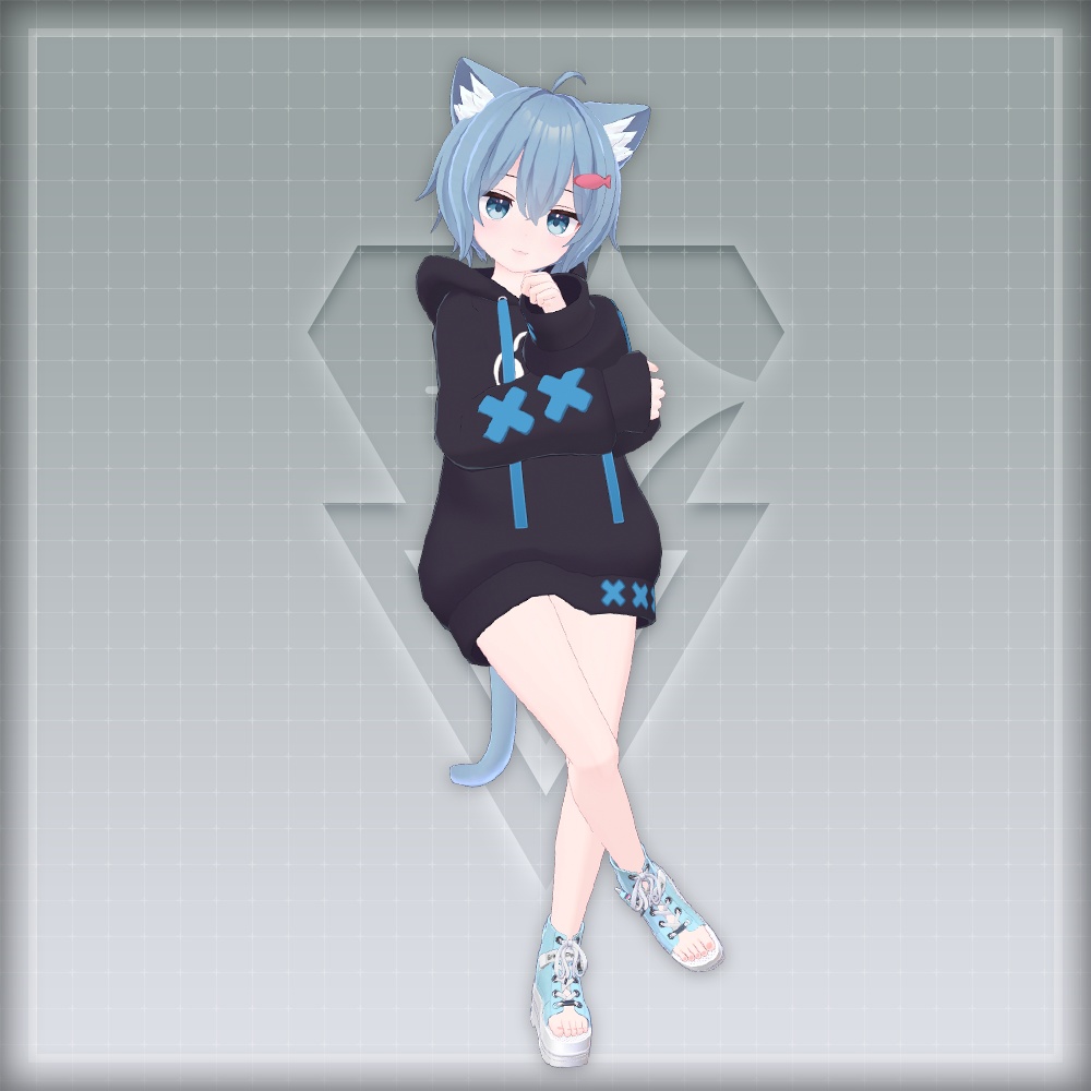 【オリジナル3Dモデル】AXIS ORIGIN NW-2404【アバター対応靴】