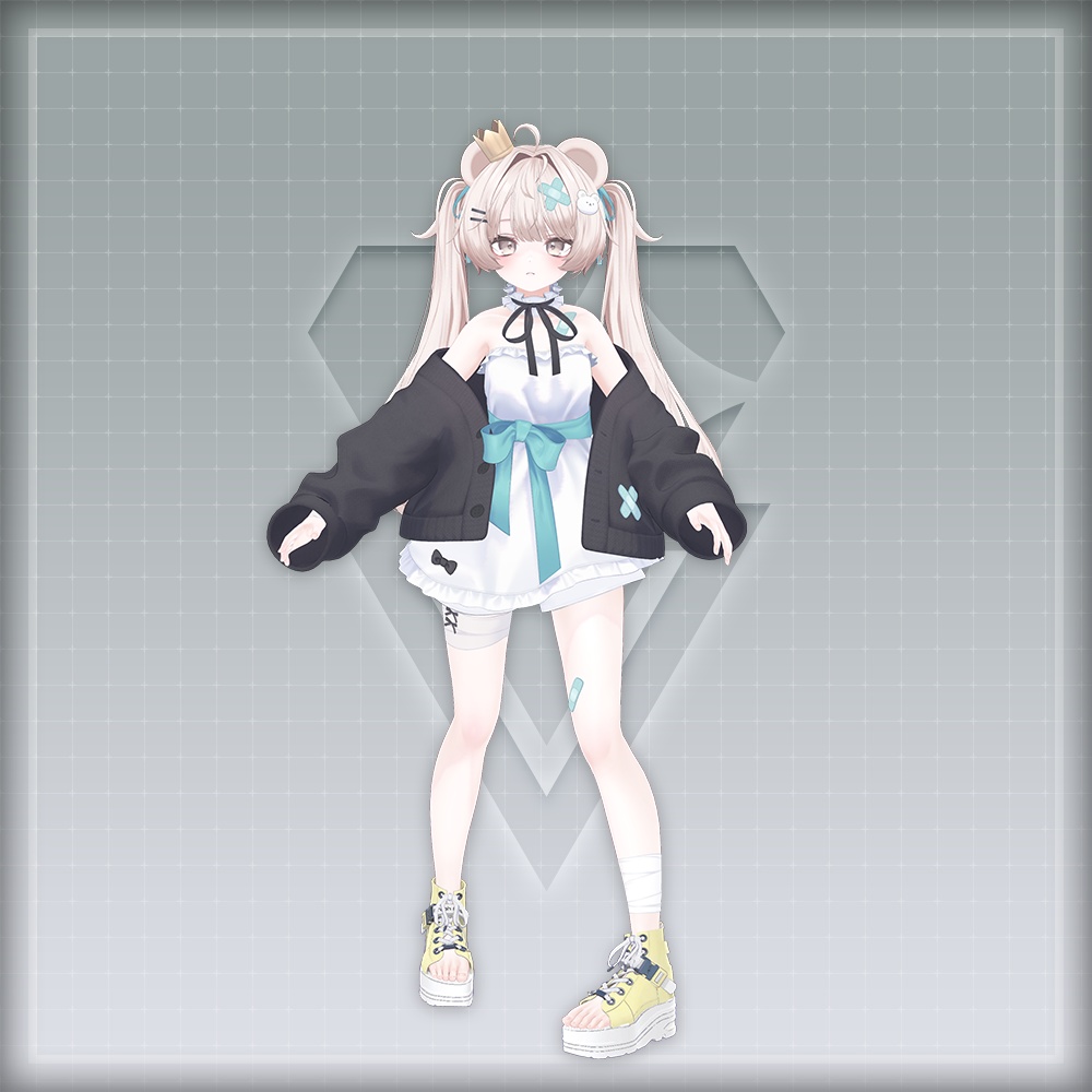 【オリジナル3Dモデル】AXIS ORIGIN NW-2404【アバター対応靴】