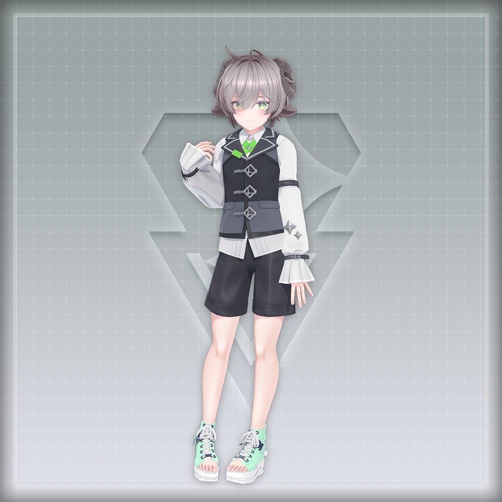 【オリジナル3Dモデル】AXIS ORIGIN NW-2404【アバター対応靴】