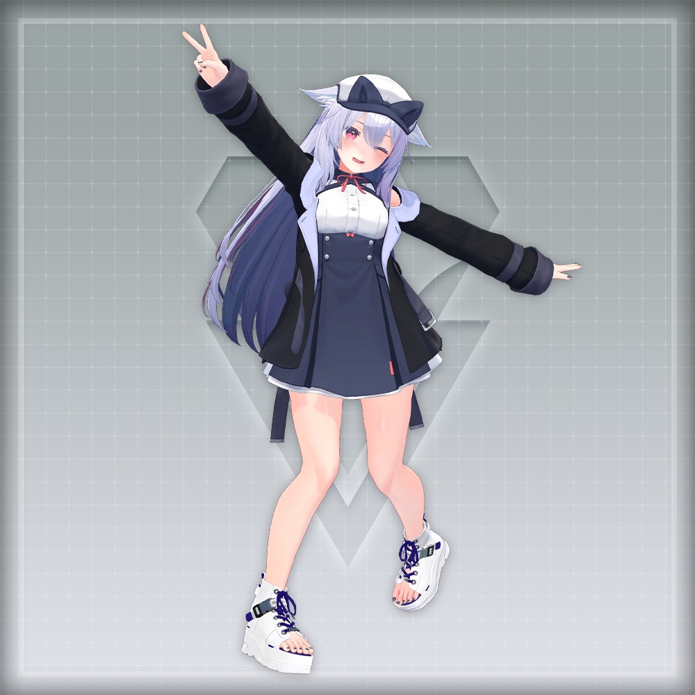 【オリジナル3Dモデル】AXIS ORIGIN NW-2404【アバター対応靴】