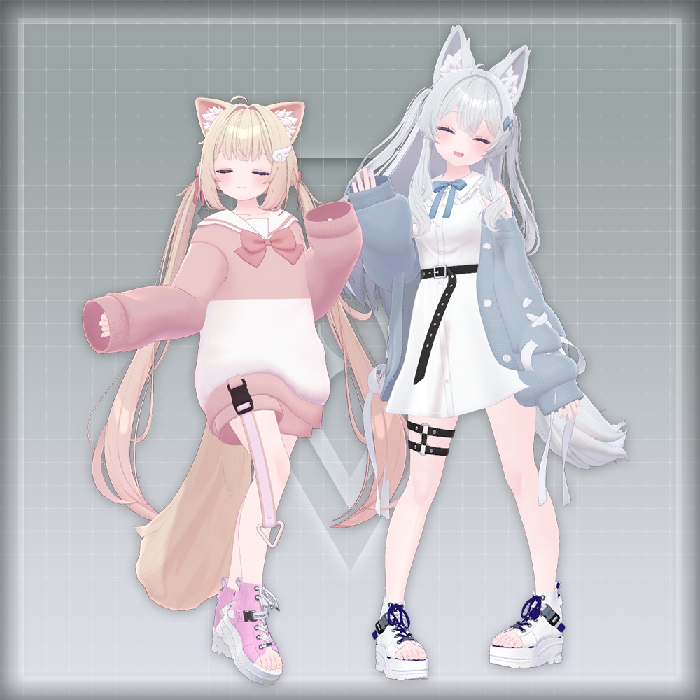 【オリジナル3Dモデル】AXIS ORIGIN NW-2404【アバター対応靴】