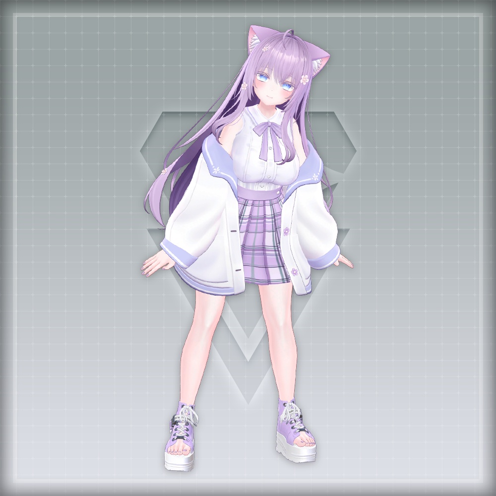 【オリジナル3Dモデル】AXIS ORIGIN NW-2404【アバター対応靴】