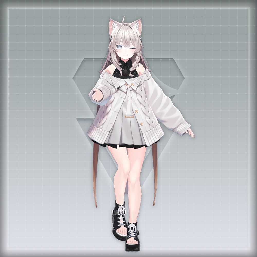 【オリジナル3Dモデル】AXIS ORIGIN NW-2404【アバター対応靴】