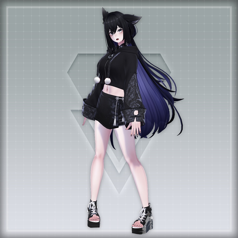 【オリジナル3Dモデル】AXIS ORIGIN NW-2404【アバター対応靴】