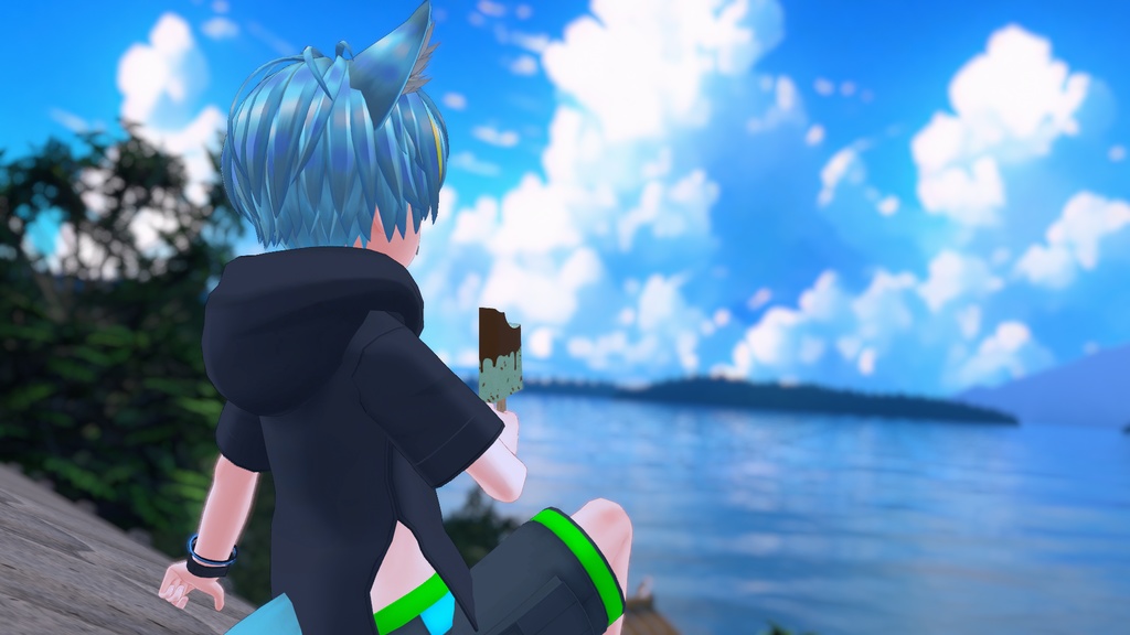 【オリジナル3Dモデル】SilkIcecandy【アイスバー】