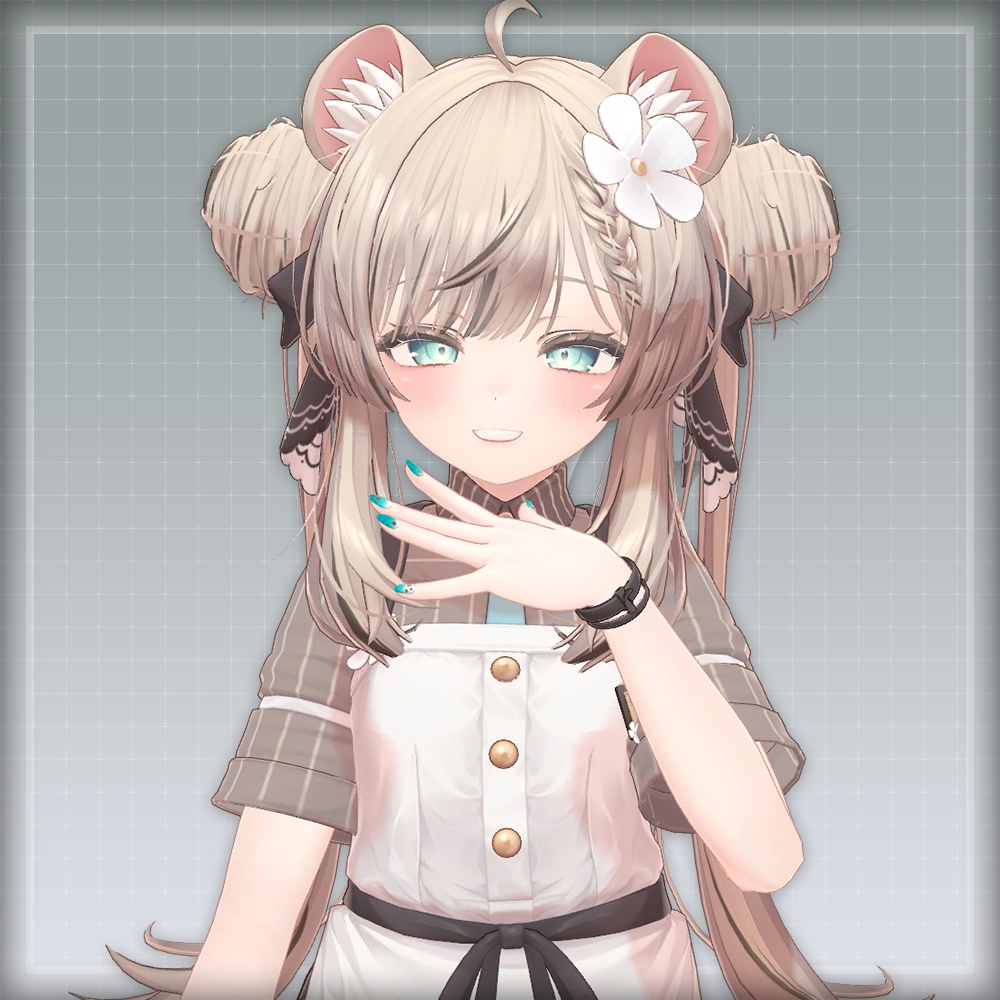 【オリジナル3Dモデル】SummerOceanNail【アバター対応ネイル】