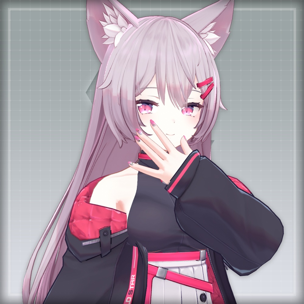 【オリジナル3Dモデル】SummerOceanNail【アバター対応ネイル】