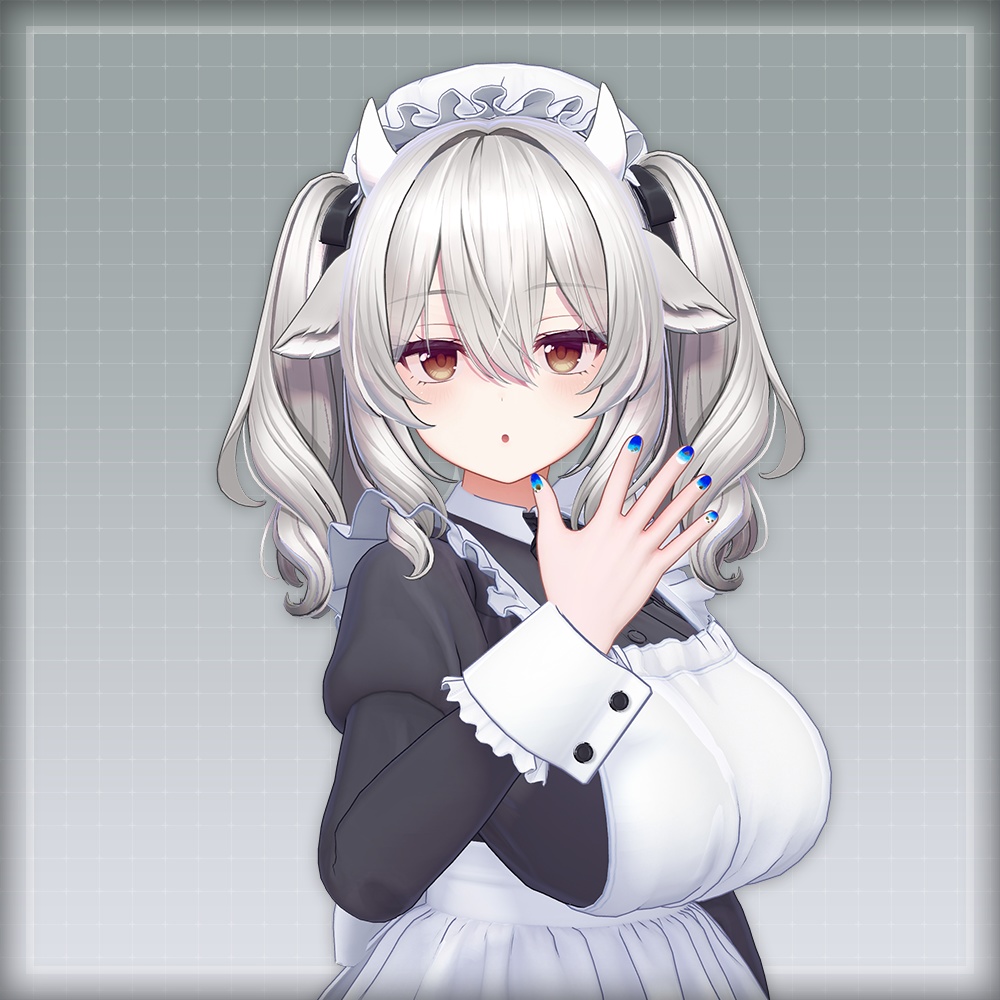 【オリジナル3Dモデル】SummerOceanNail【アバター対応ネイル】