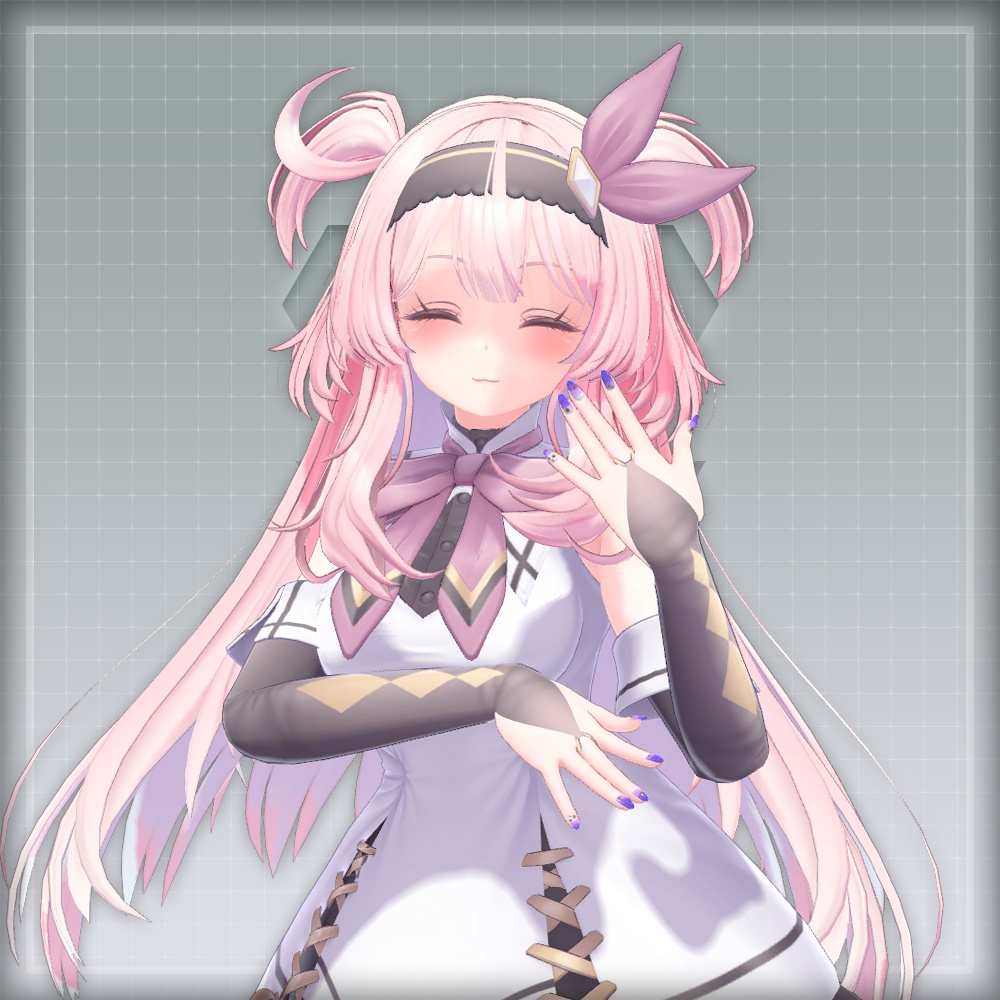 【オリジナル3Dモデル】SummerOceanNail【アバター対応ネイル】