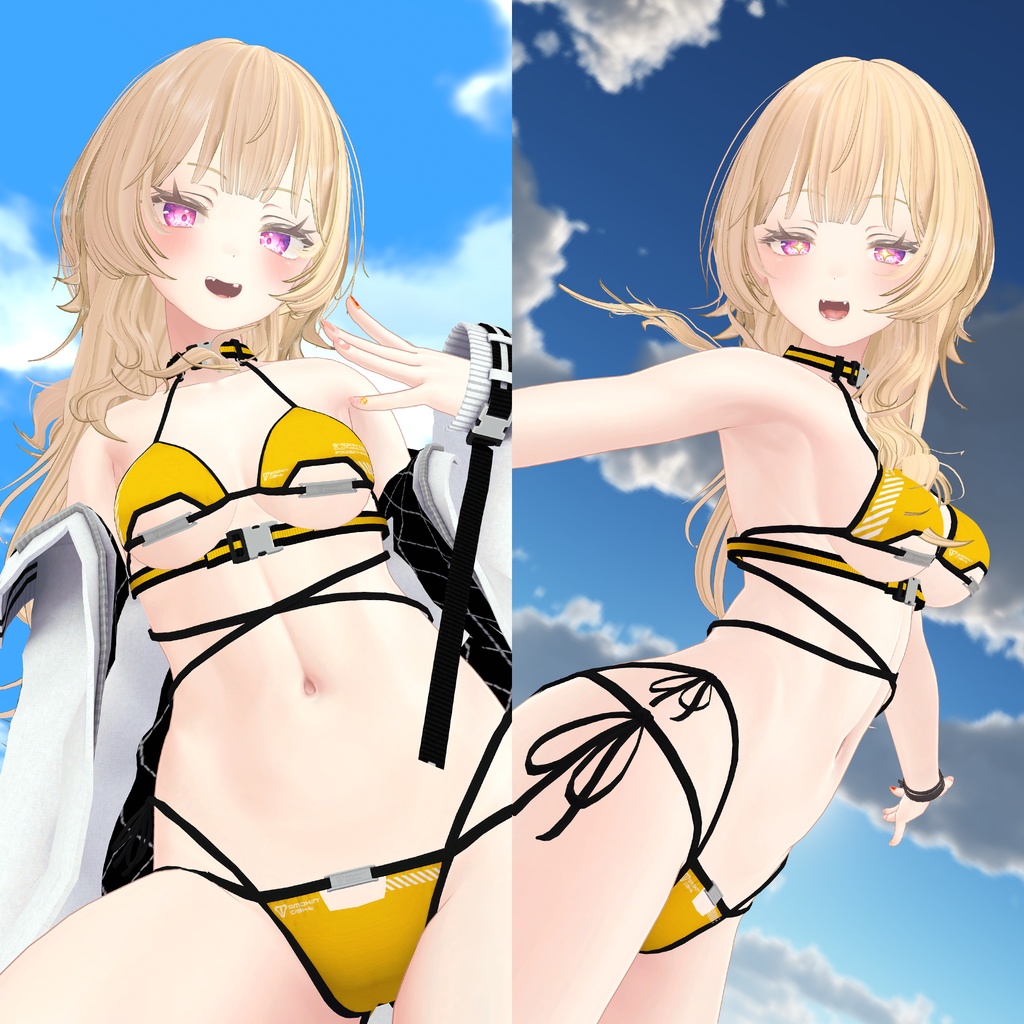 【オリジナル3Dモデル】CRINOID ‐クリノイド‐ 【Urban Tech Bikini】