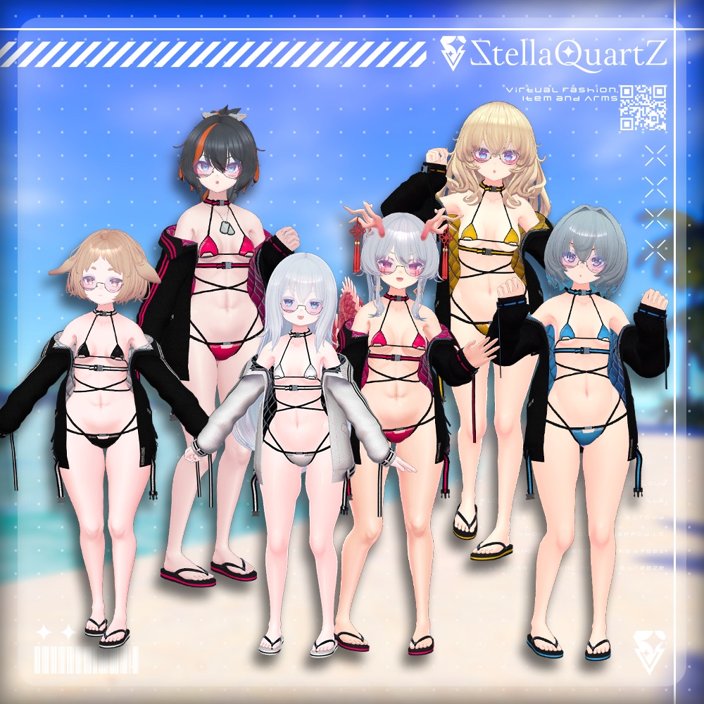 【オリジナル3Dモデル】CRINOID ‐クリノイド‐ 【Urban Tech Bikini】