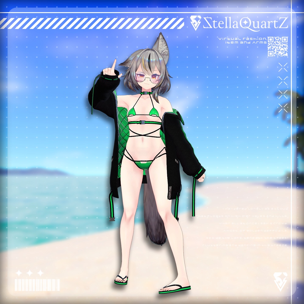 【オリジナル3Dモデル】CRINOID ‐クリノイド‐ 【Urban Tech Bikini】