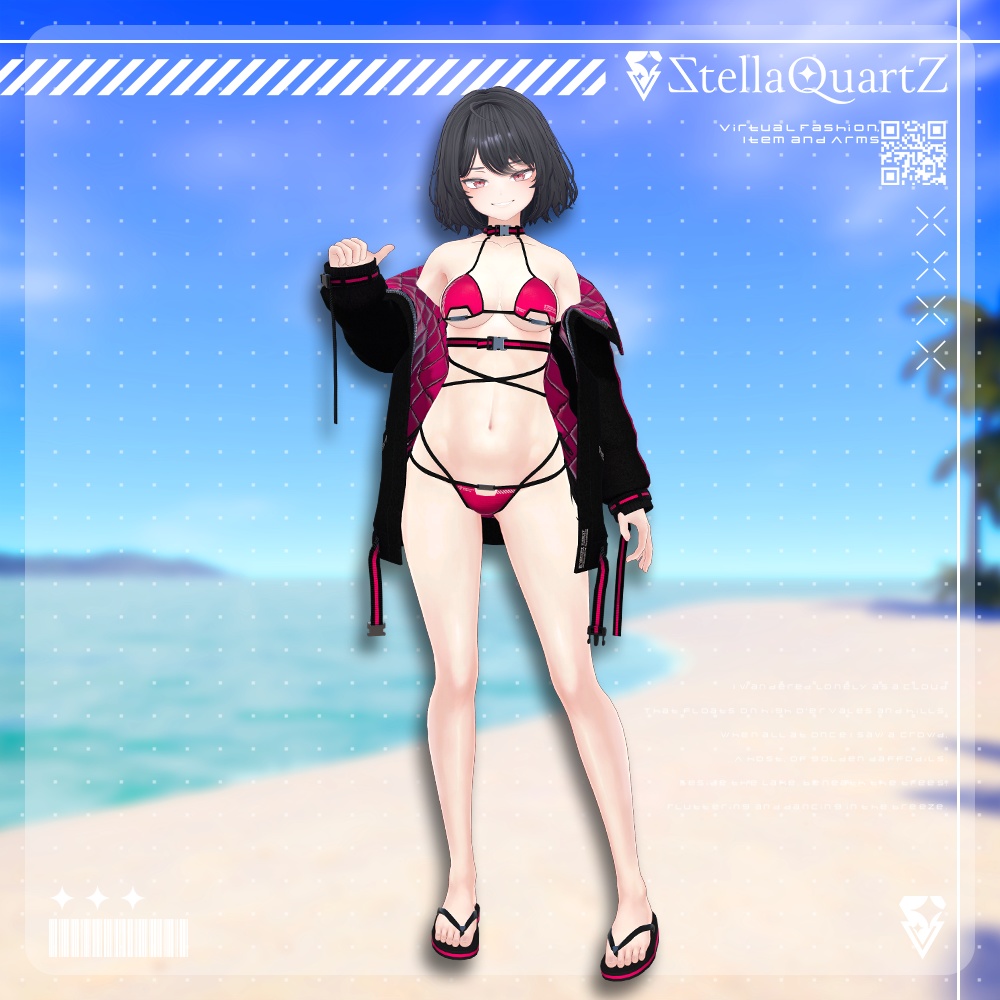 【オリジナル3Dモデル】CRINOID ‐クリノイド‐ 【Urban Tech Bikini】