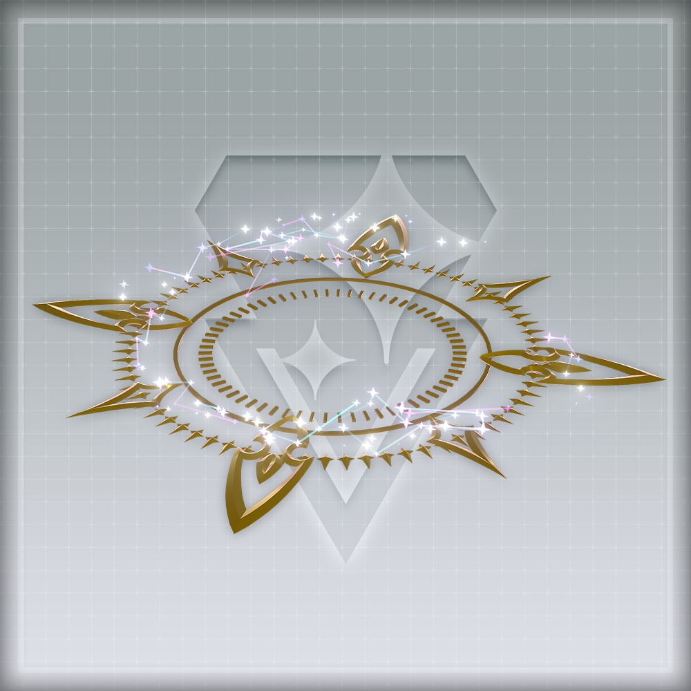 【オリジナル3Dモデル】Stella_Halo【ヘイロー】