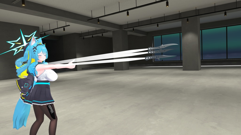 【オリジナル3Dモデル】Alternative ‐オルタナティブ‐ 【投げナイフ】