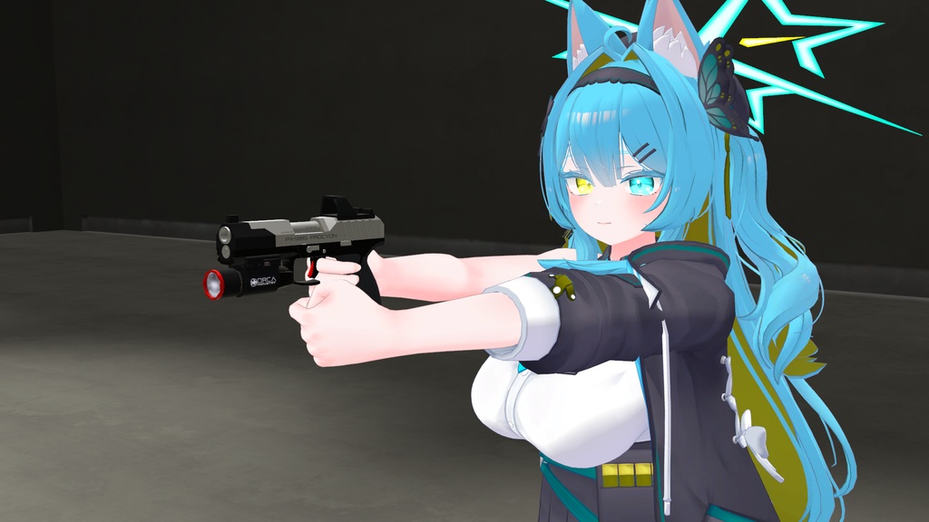 【ギミック付き3Dモデル】PX-918S_Procyon-プロキオン-【ハンドガン】