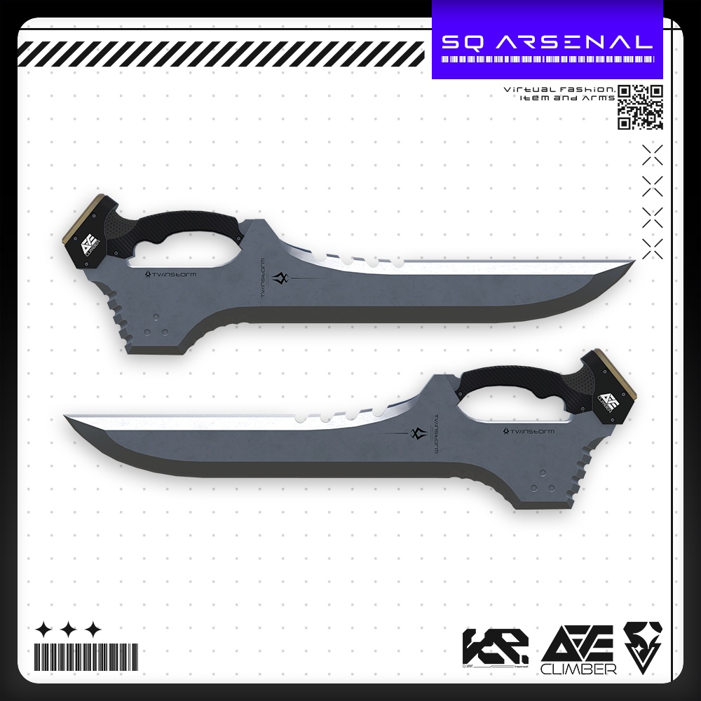 【オリジナル3Dモデル】TwinStorm【デュアルブレード】