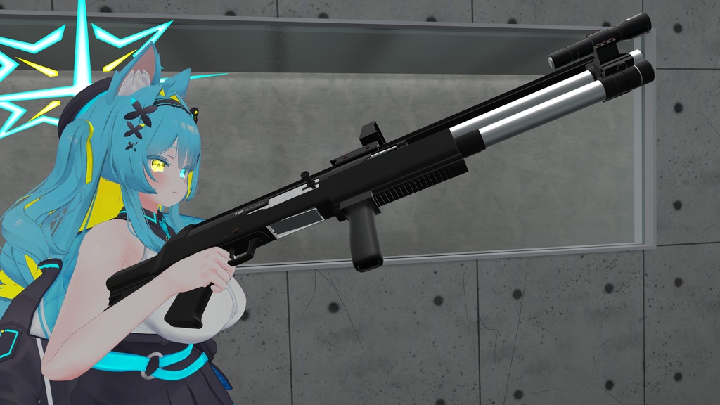 【ギミック付き3Dモデル】ORCS4-1206_WreckingBuddy-レッキングバディ-【セミオートショットガン】