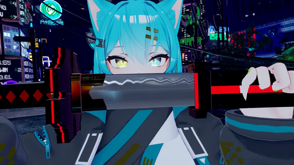 【オリジナル3Dモデル】赫耀KAKUYOU【カタナ】