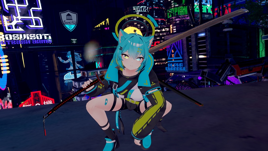 【オリジナル3Dモデル】赫耀KAKUYOU【カタナ】