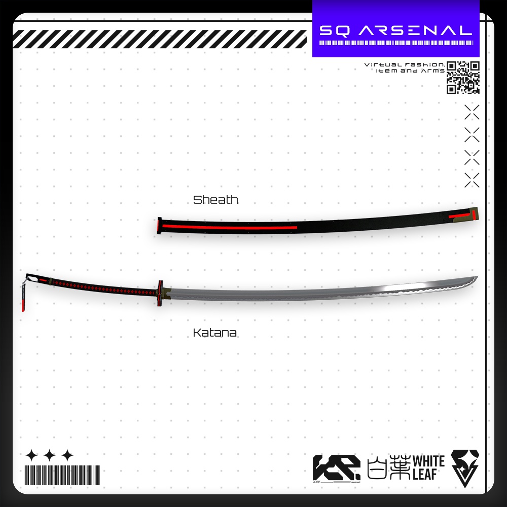 【オリジナル3Dモデル】赫耀KAKUYOU【カタナ】