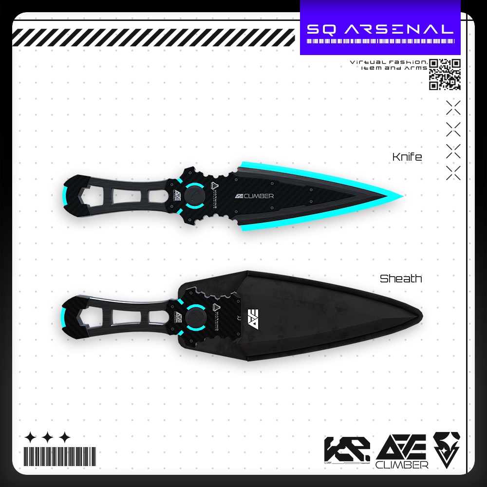 【オリジナル3Dモデル】Balsamina ‐バルサミーナ‐ 【起爆ナイフ】