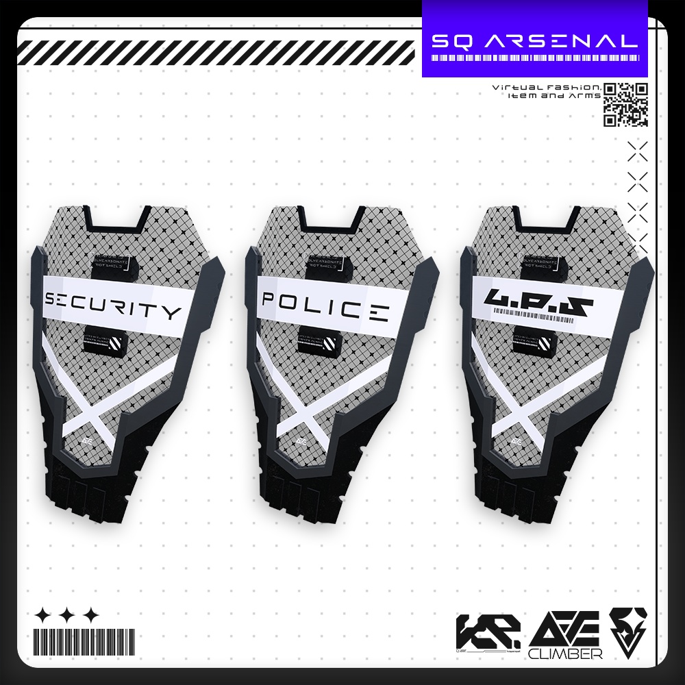 【オリジナル3Dモデル】HardSweeper ‐ハードスイーパー‐ 【ライオットシールド】