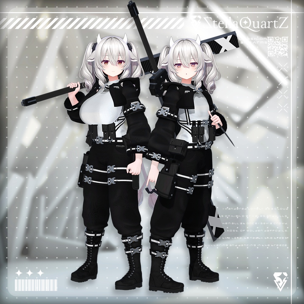 【オリジナル3Dモデル】IronWicker ‐アイアンウィッカー‐ 【TacticalWear】