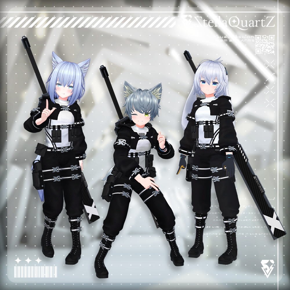 【オリジナル3Dモデル】IronWicker ‐アイアンウィッカー‐ 【TacticalWear】