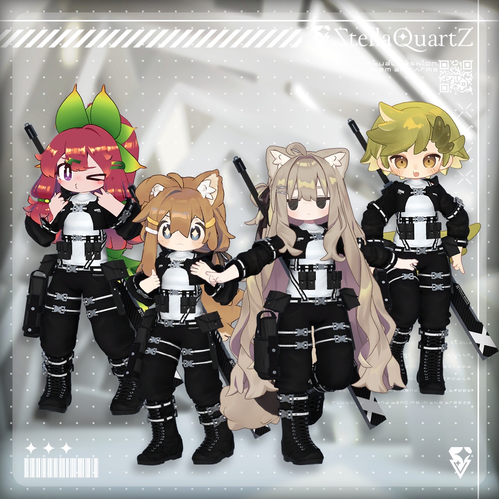 【オリジナル3Dモデル】IronWicker ‐アイアンウィッカー‐ 【TacticalWear】