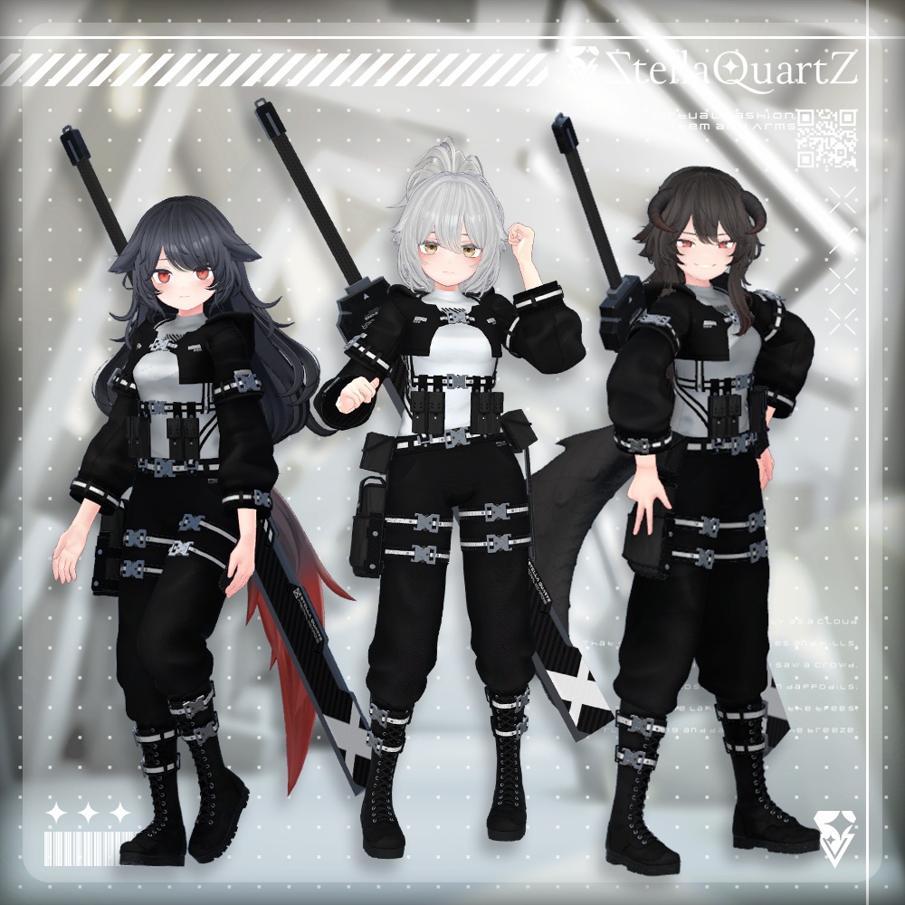 【オリジナル3Dモデル】IronWicker ‐アイアンウィッカー‐ 【TacticalWear】