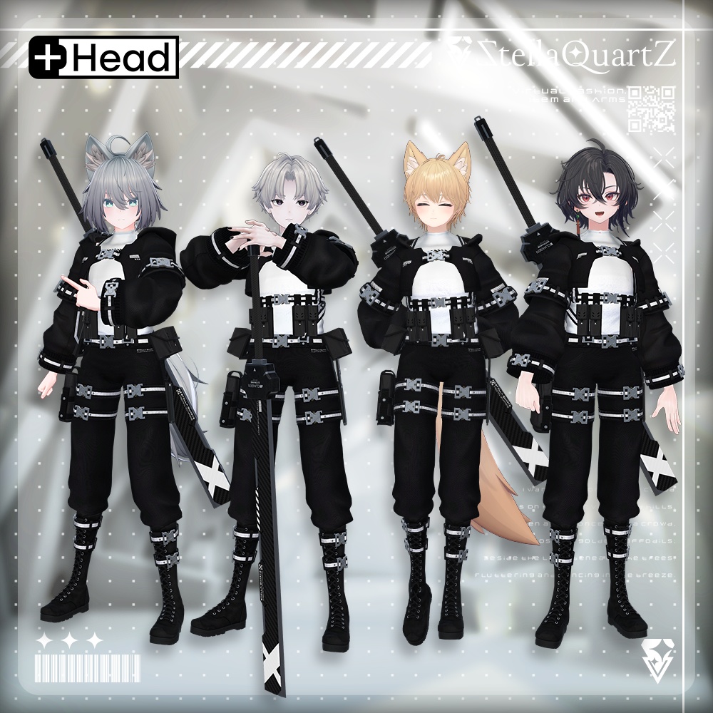 【オリジナル3Dモデル】IronWicker ‐アイアンウィッカー‐ 【TacticalWear】