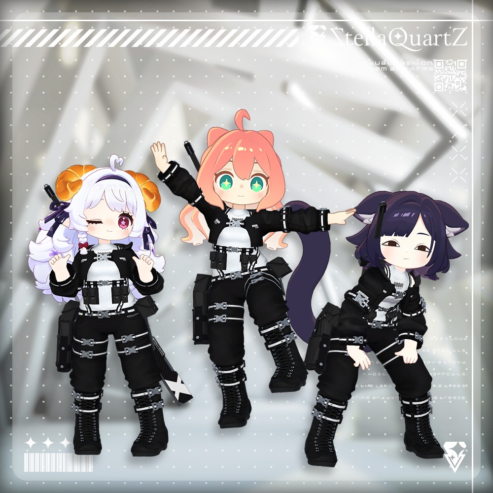 【オリジナル3Dモデル】IronWicker ‐アイアンウィッカー‐ 【TacticalWear】