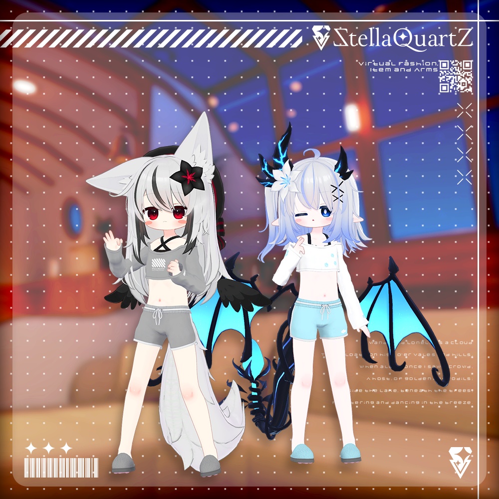 【オリジナル3Dモデル】CozyNap【RoomWear】