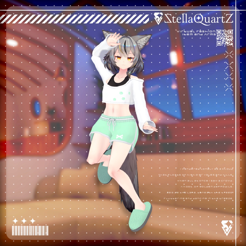 【オリジナル3Dモデル】CozyNap【RoomWear】