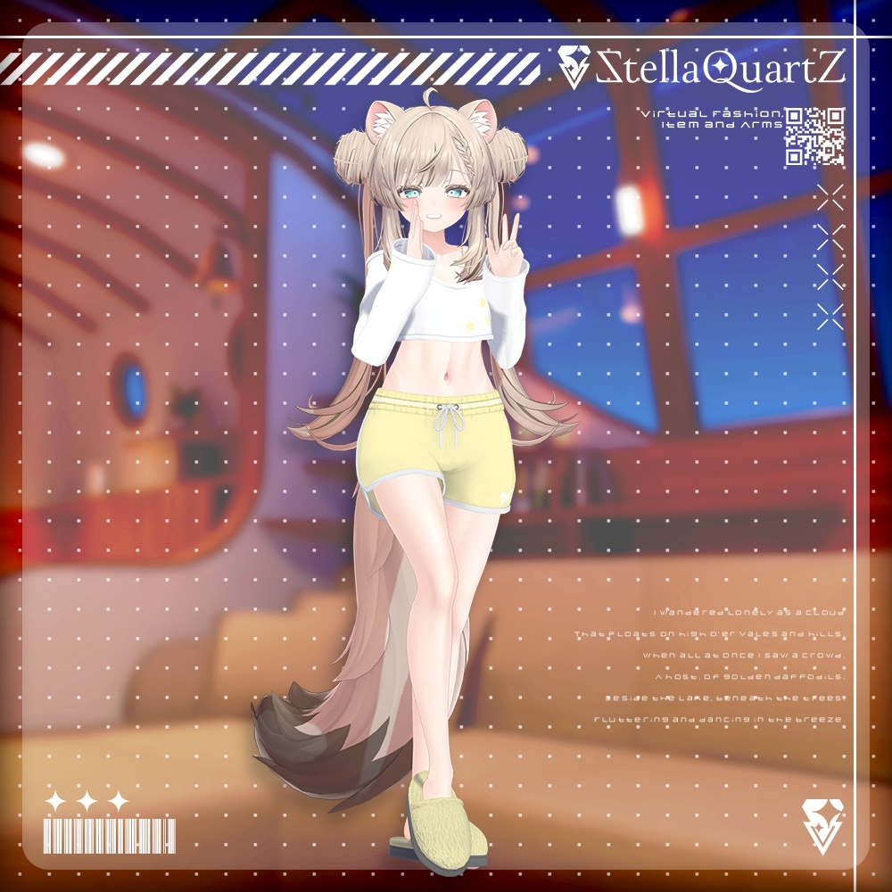 【オリジナル3Dモデル】CozyNap【RoomWear】